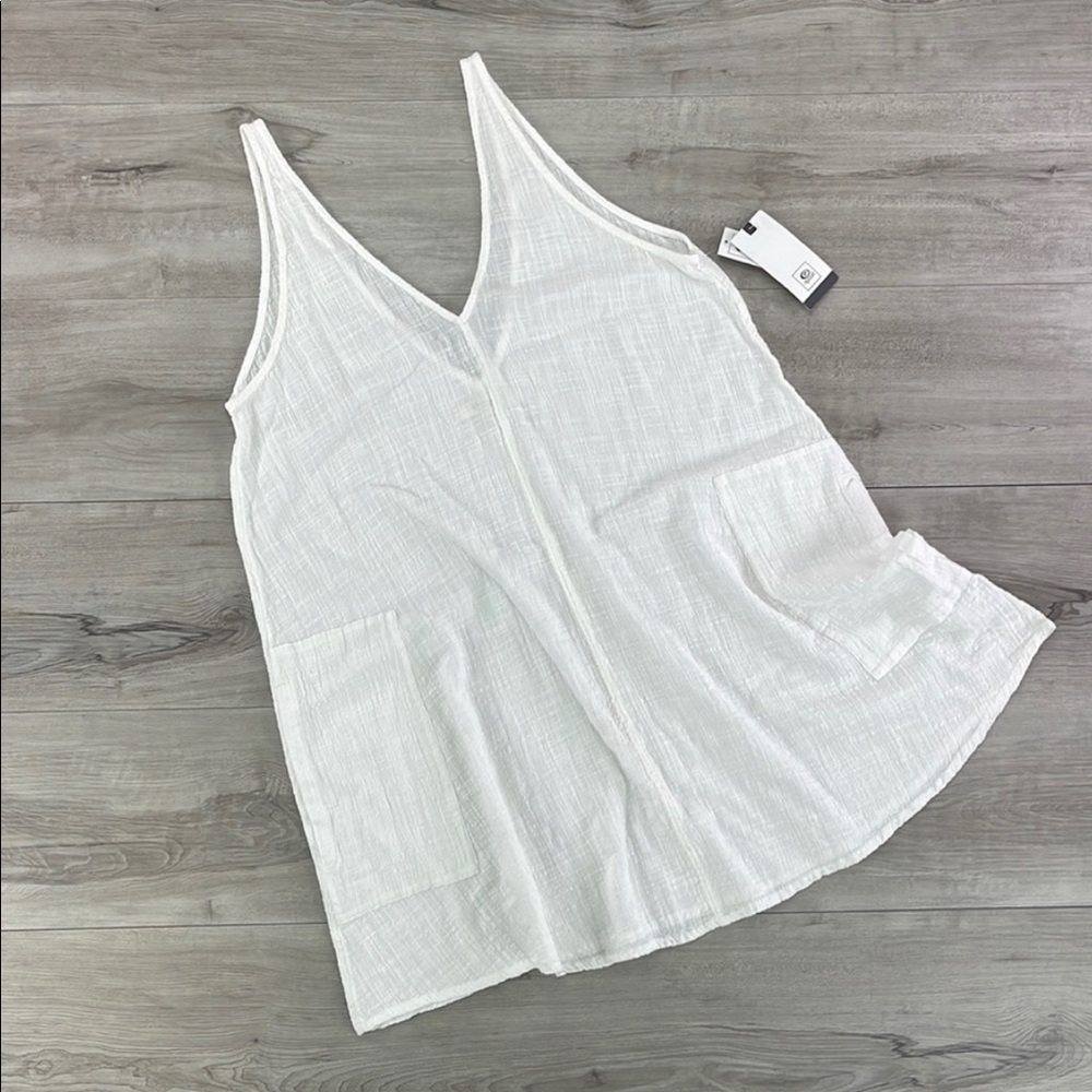 Rip Curl White Sleeveless Beach Tunic Coverup - Picture 2 of 13